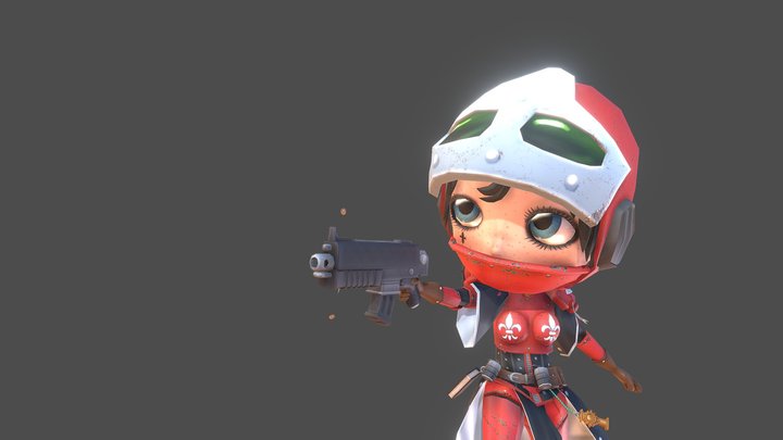 Sister Anira of the Order of the Bloody Rose 3D Model