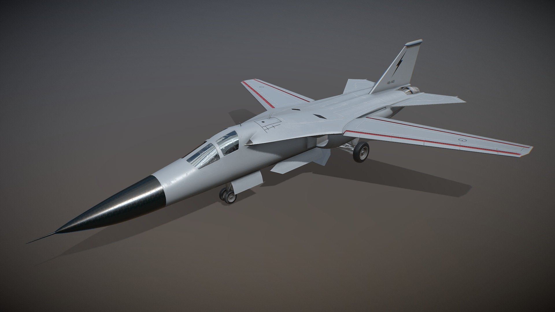 F-111 Aardvark strategic bomber - 3D model by MatthewZhiginas ...