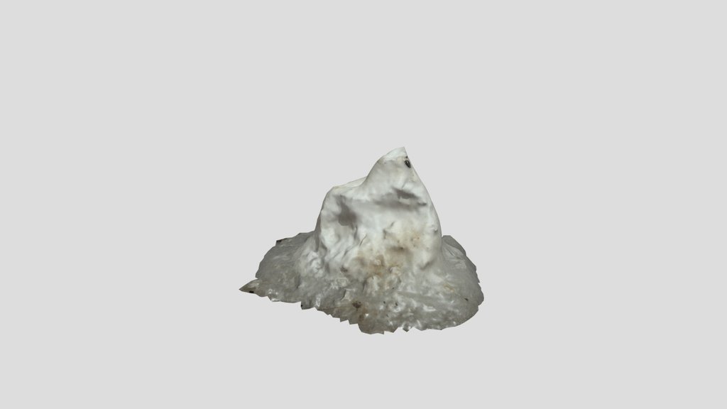 Melting Heap Of Snowy Ice