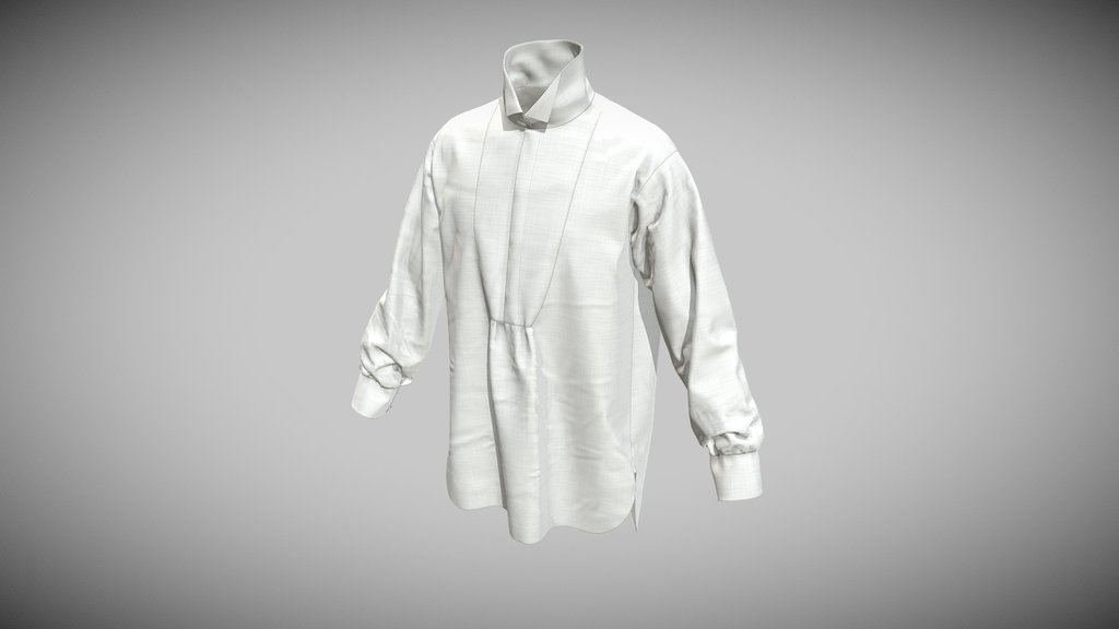 Men's shirt (1890) - a digital reconstruction