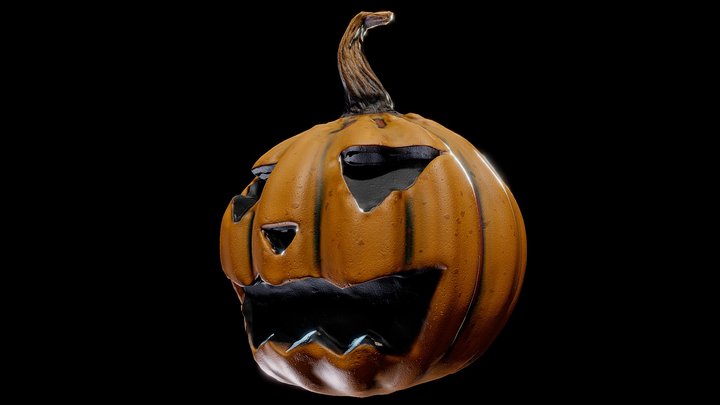 Pumpkin : Snapchat AR lens 3D Model