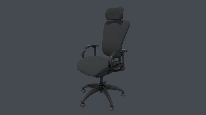 Mesh-back-chair 3D models - Sketchfab