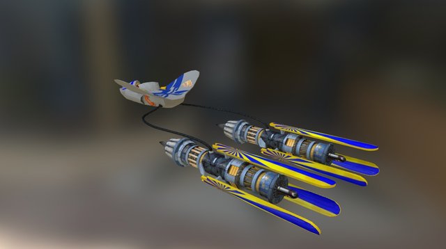 Anakin's Pod Racer 3D Model