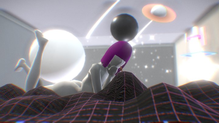 synth scene 7 3D Model