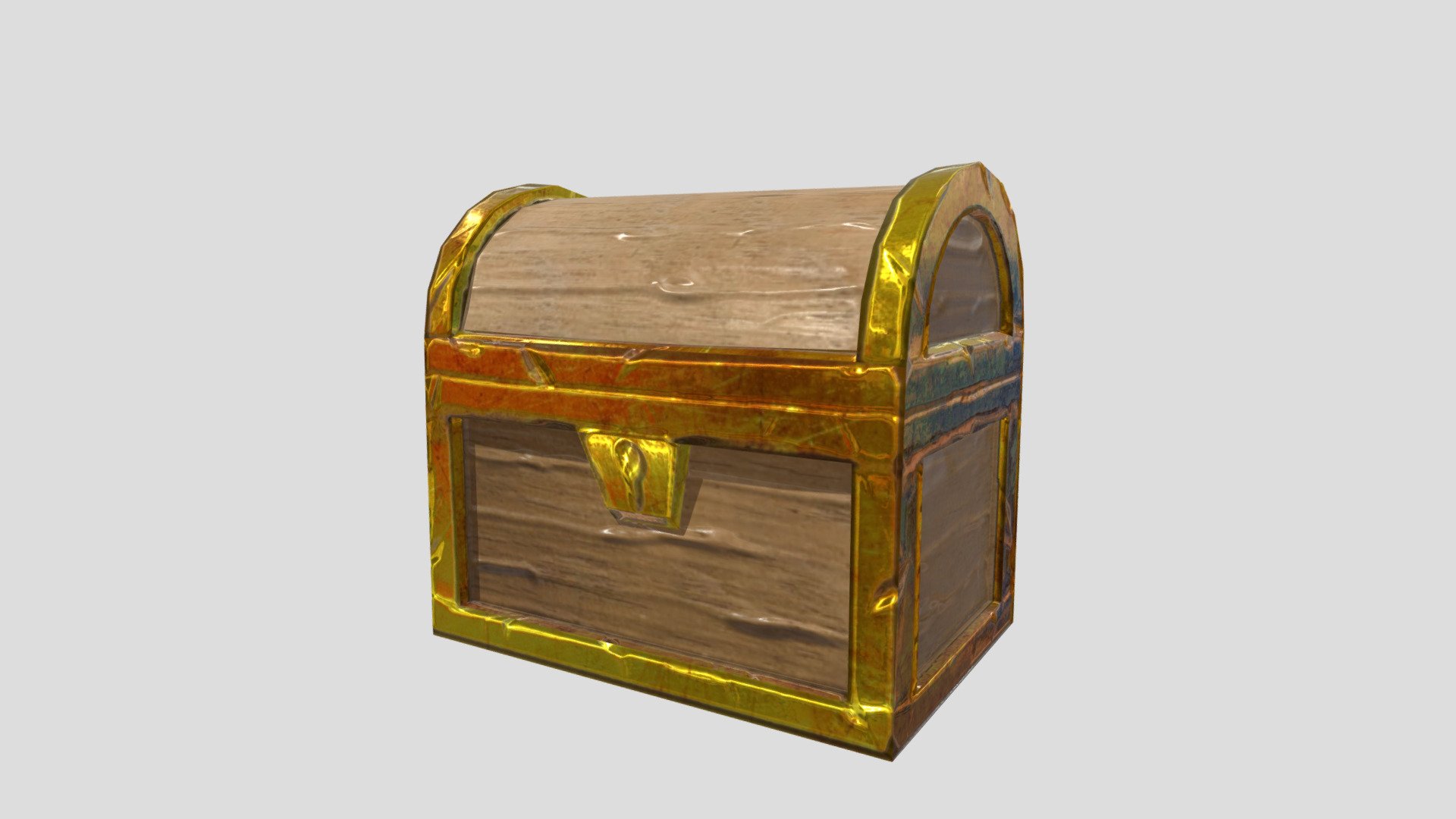 Scrigno lowpoly Gabriele Caudullo 2A Game