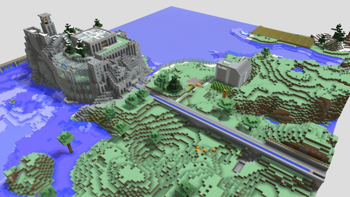 My Stronghold Landscape in 2016 3D Model