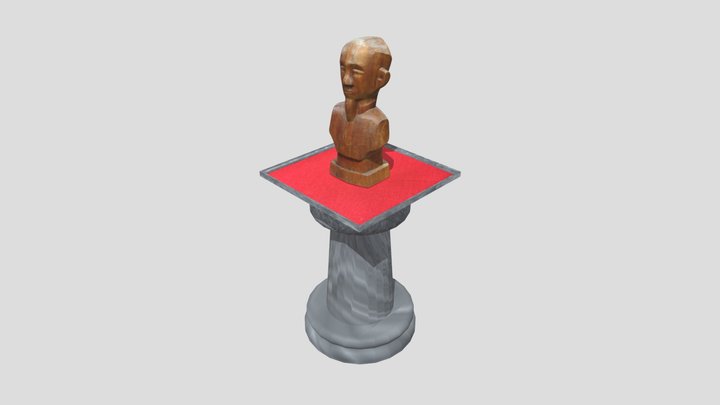 Tượng gỗ 3D Model