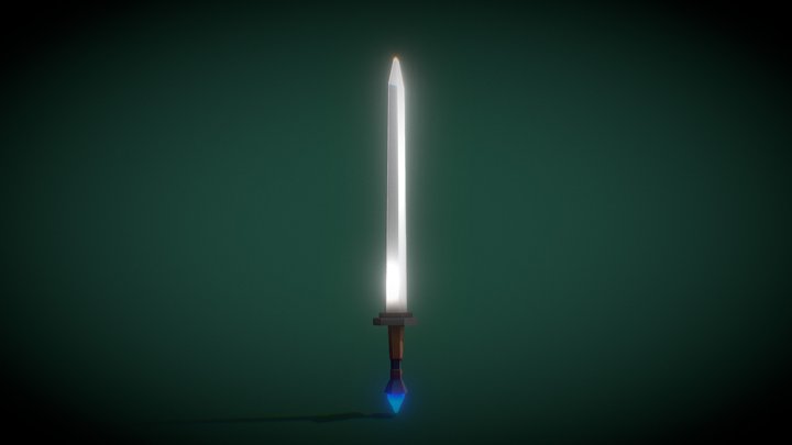 Fantasy Sword - My first Blender 3D-Model 3D Model