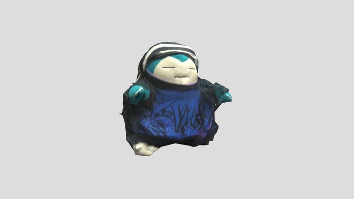 Mrs.Cheese(My Snorlax plush) 3D Model