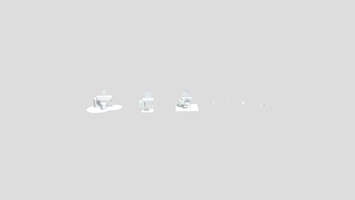 Silhouettes 3D Model
