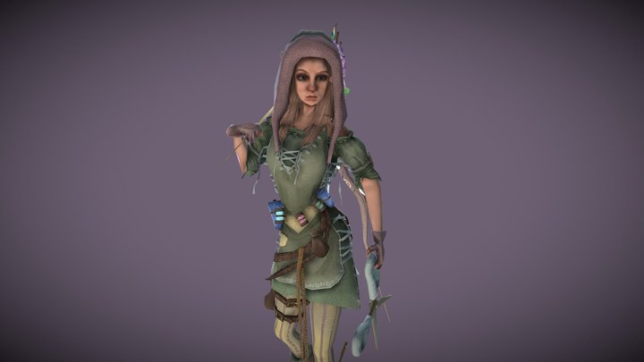 Tailor Lady 3D Model