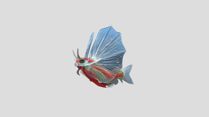 Siamese fighting Glassfish – Modelo 3D gratuito STL