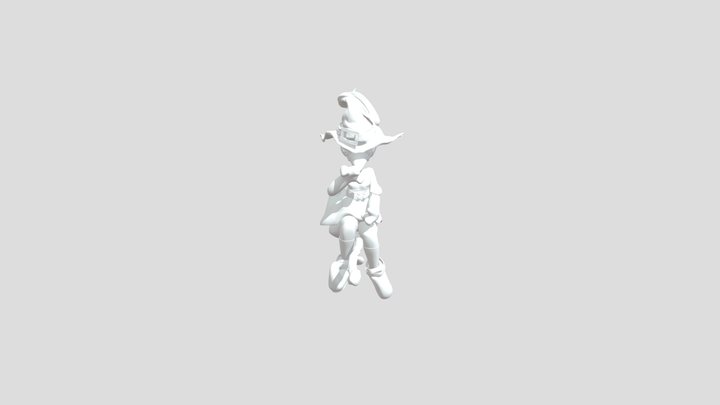 Witch 3D Model