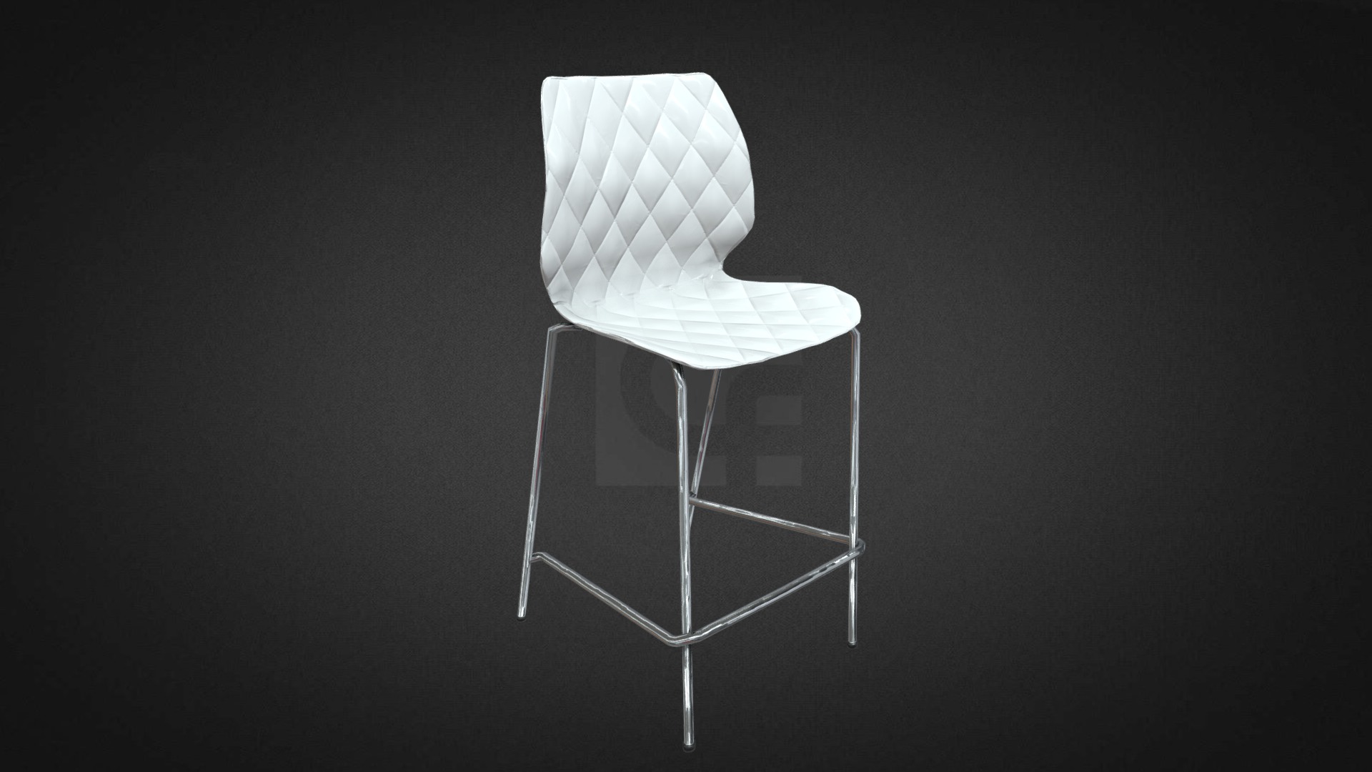 3D model Honeycomb Stool Hire - This is a 3D model of the Honeycomb Stool Hire. The 3D model is about a small house with a small tower.
