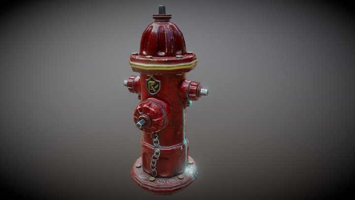 Hydrant game art challenge 3D Model
