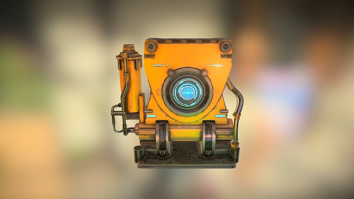 Science fiction Prop 3D Model