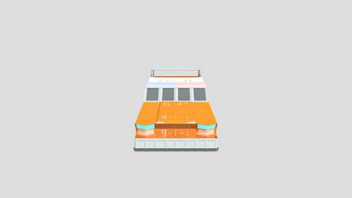 Avalon Barricade Police (Avali Police Car) – Modello 3D gratuito STL