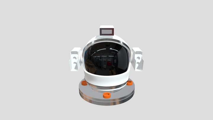 Astronaught Helmet 3D Model