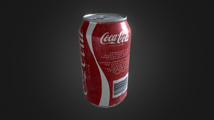 Simple Cola Can 3D Model