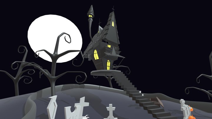 Jack Skellington house 3D Model