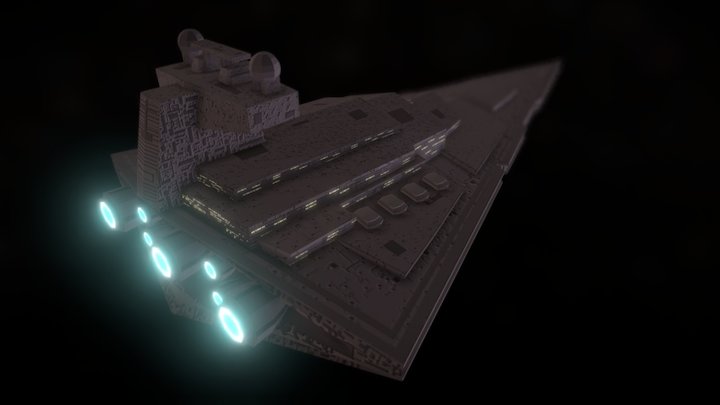 Star Destroyer 3D Model
