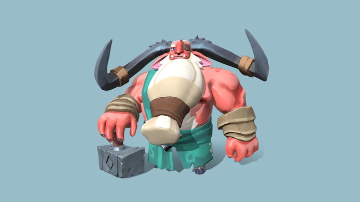 DAE Stylized Creation 3D Model