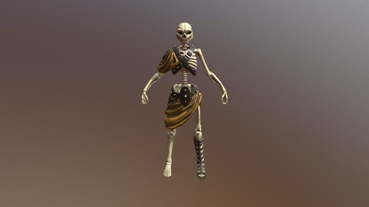 Body of Skull - Tpose 3D Model