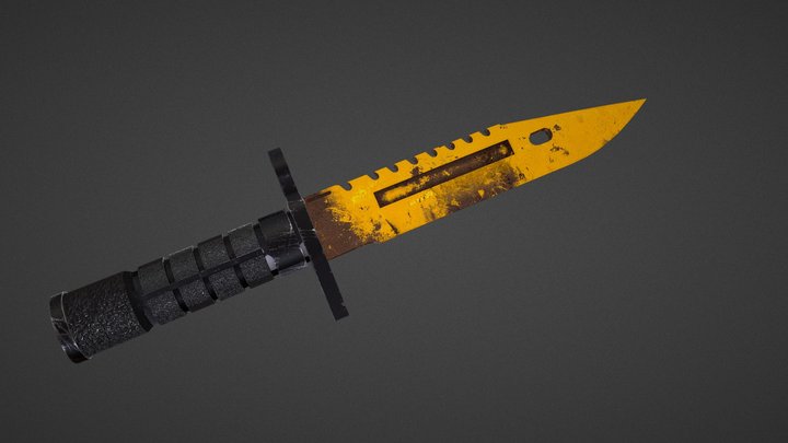 M9 Bayonet Tactical 3D Model