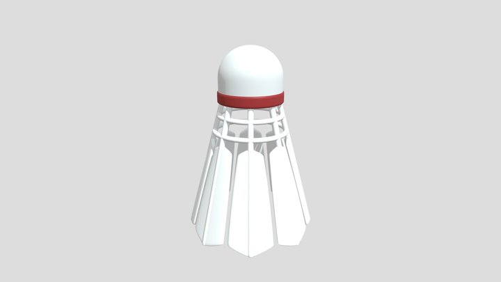 Shuttlecock 3D Model