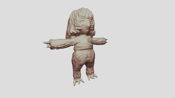 Birdgirl 3D Model