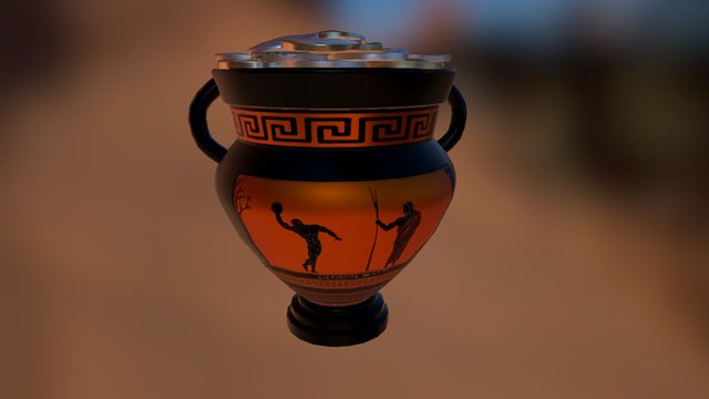 Ancient Artifact; Greek Vase 3D Model