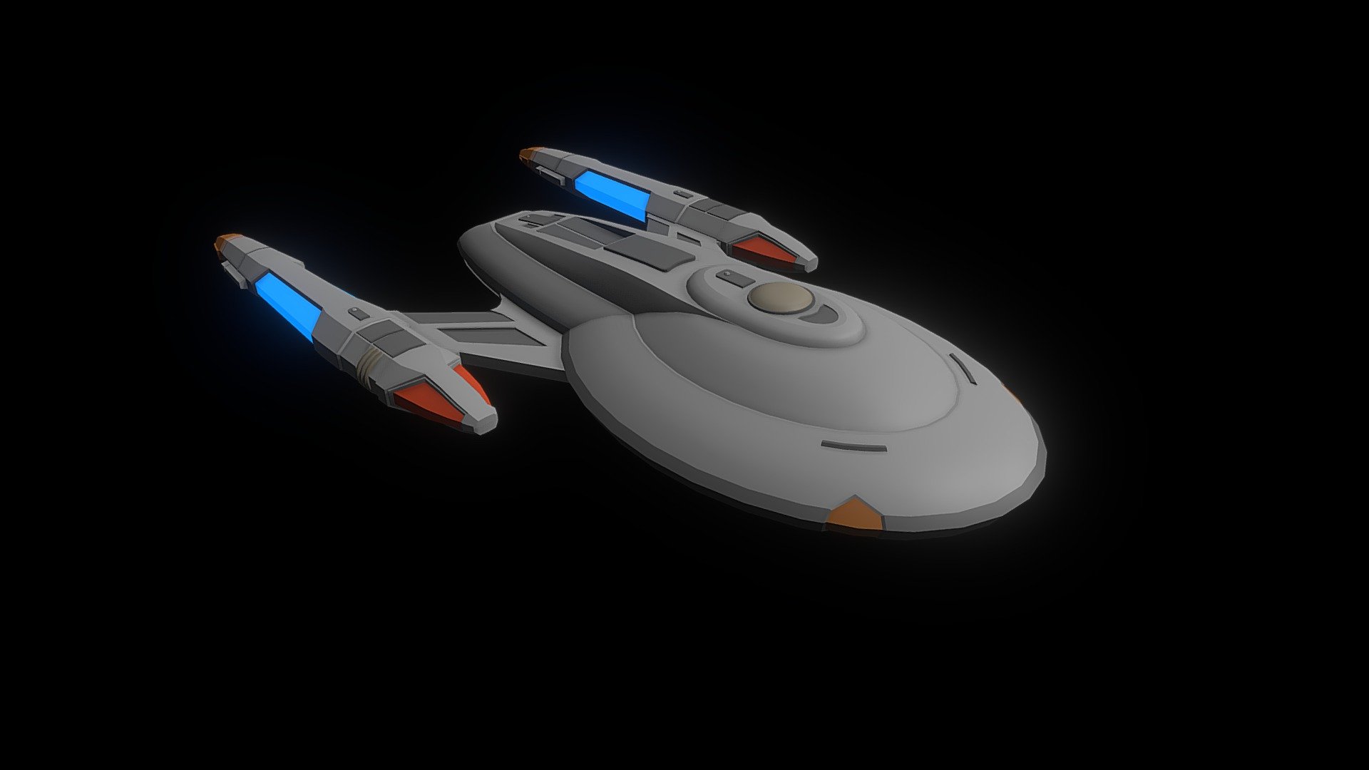 USS Envoy - Emissary Class — Sketchfab embed 3D viewer