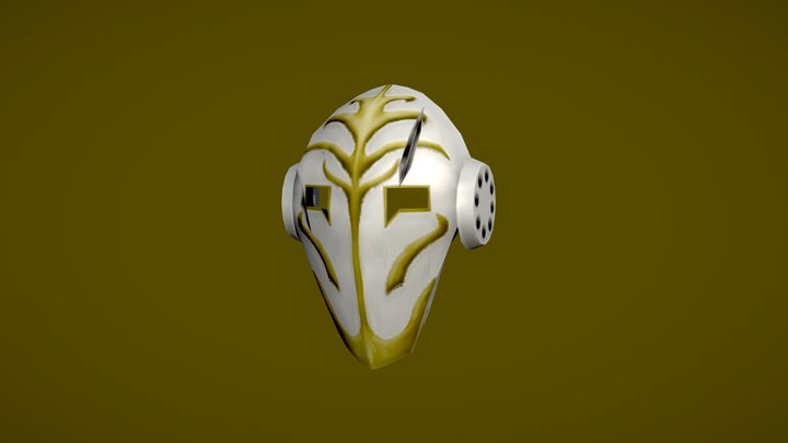 Jedi Temple Guard Mask 3D Model