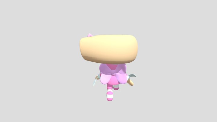 Dandys-world-princess-shelly-rig-animation 3D Model