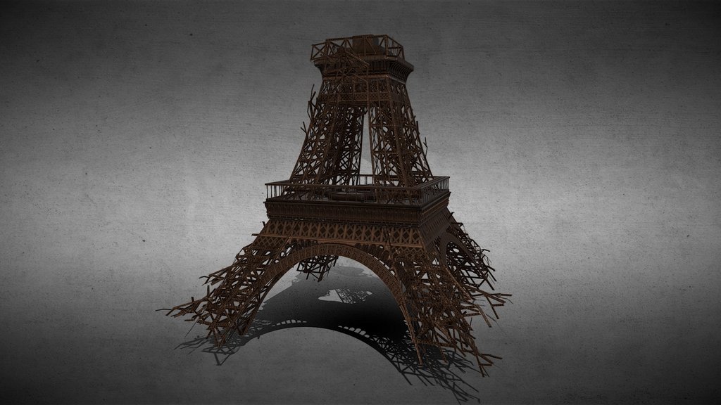Shattered Eiffel Tower