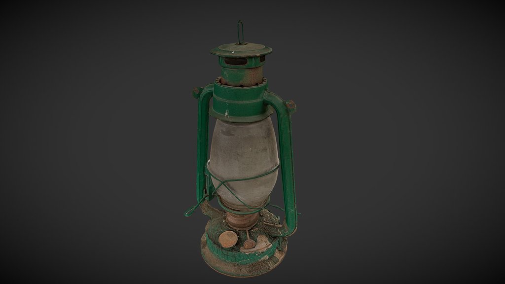 Old oil lamp