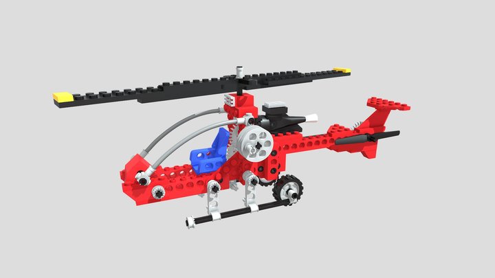 LEGO HELICOPTER 3D Model