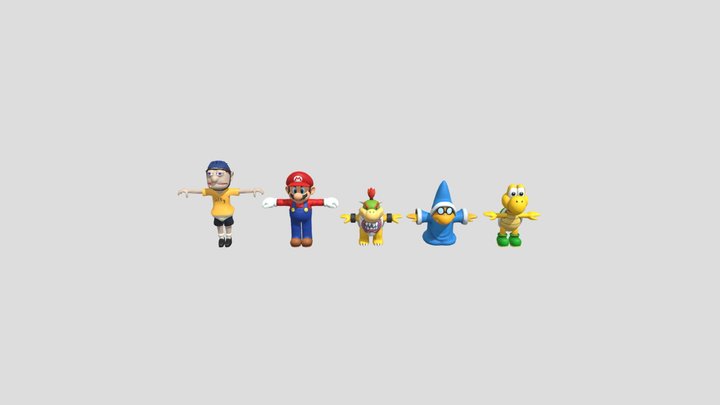 SML Characters – Modello 3D gratuito STL