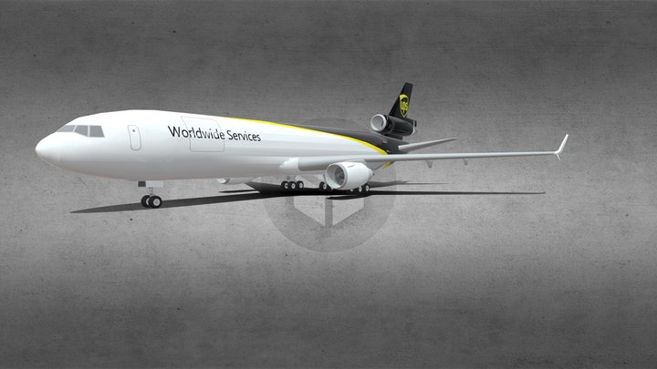 MD 11 UPS (free if...) 3D Model