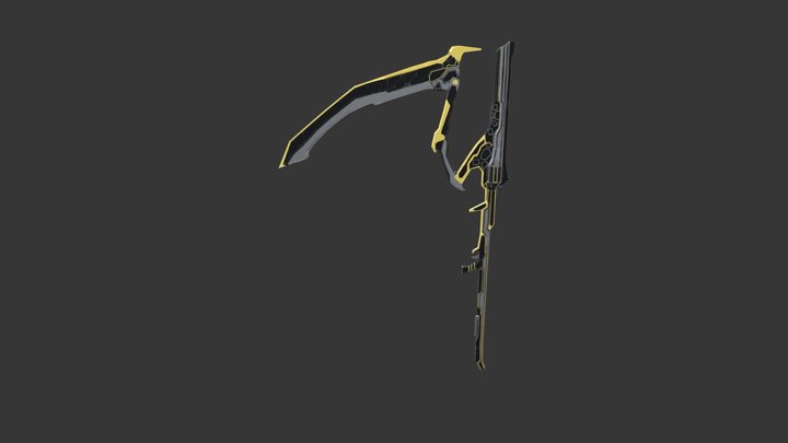 Ceremonial Gunscythe 3D Model