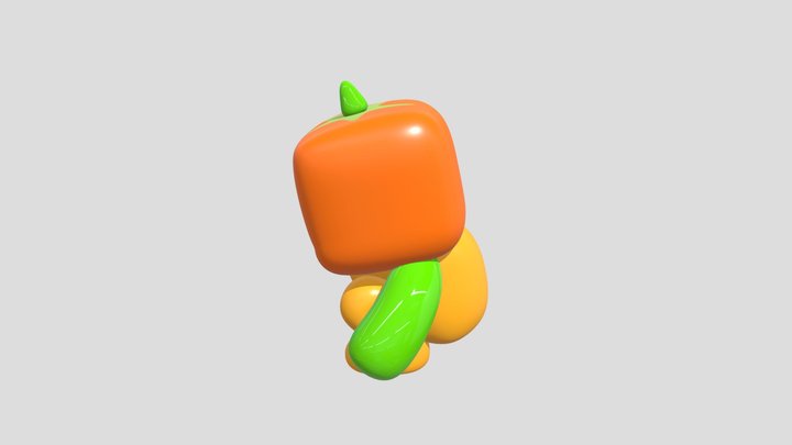 番茄 3D Model