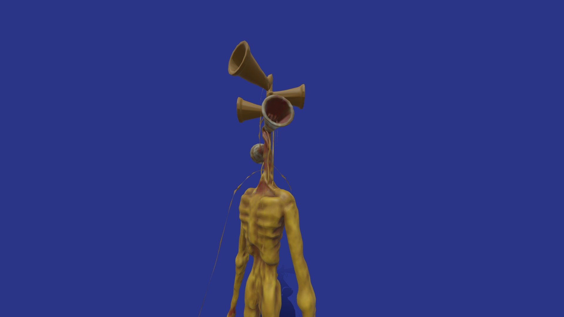 Horror Skunx Gold Siren Head Retextured