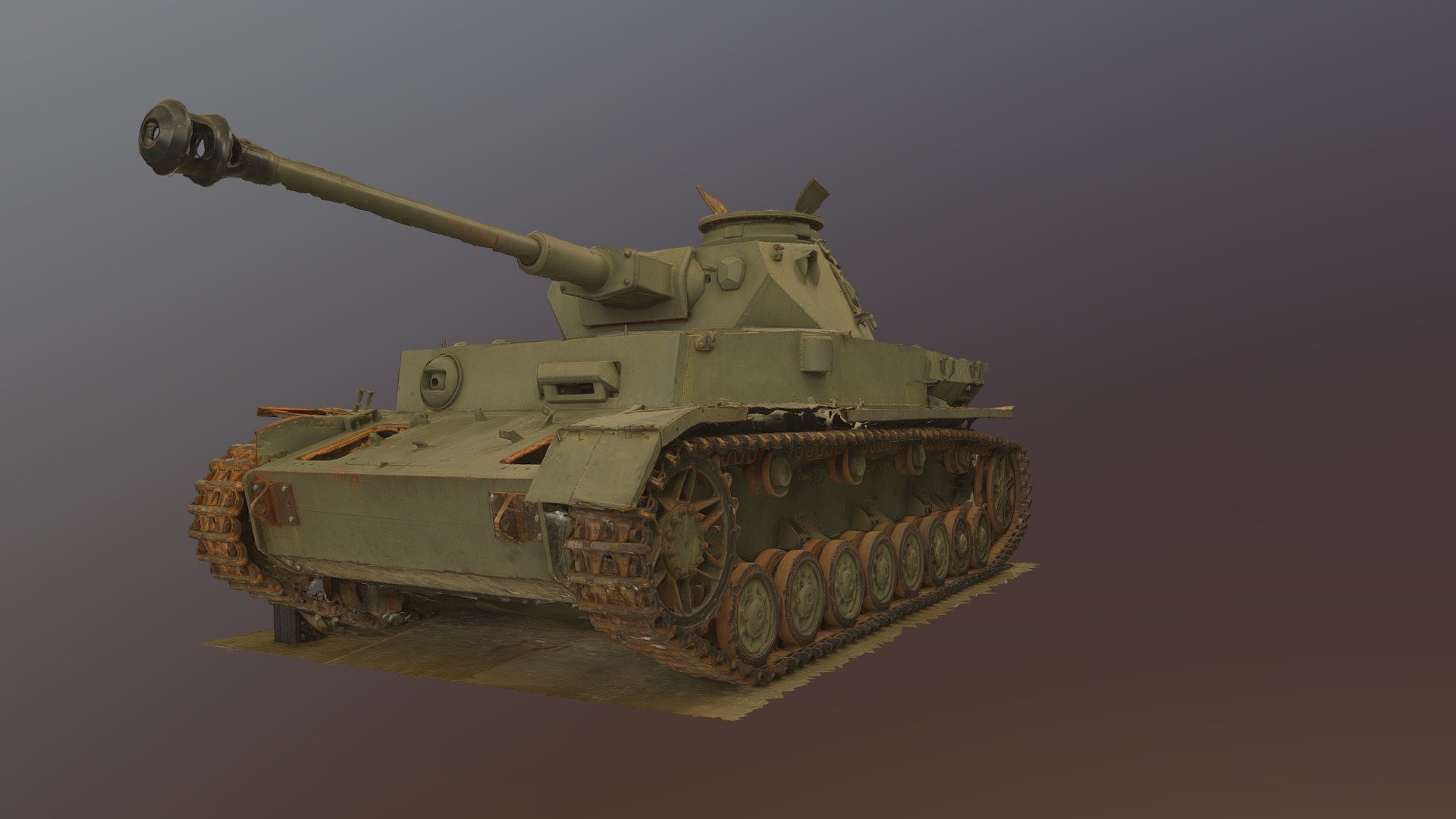 Panzerkampfwagen IV Ausf. H - 3D model by peter54 [aaae46b] - Sketchfab