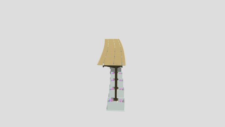 Pergola 3D Model