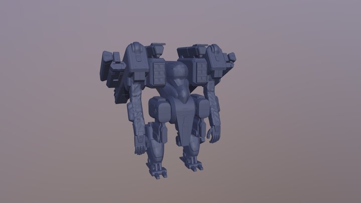 Mech (WIP) 3D Model