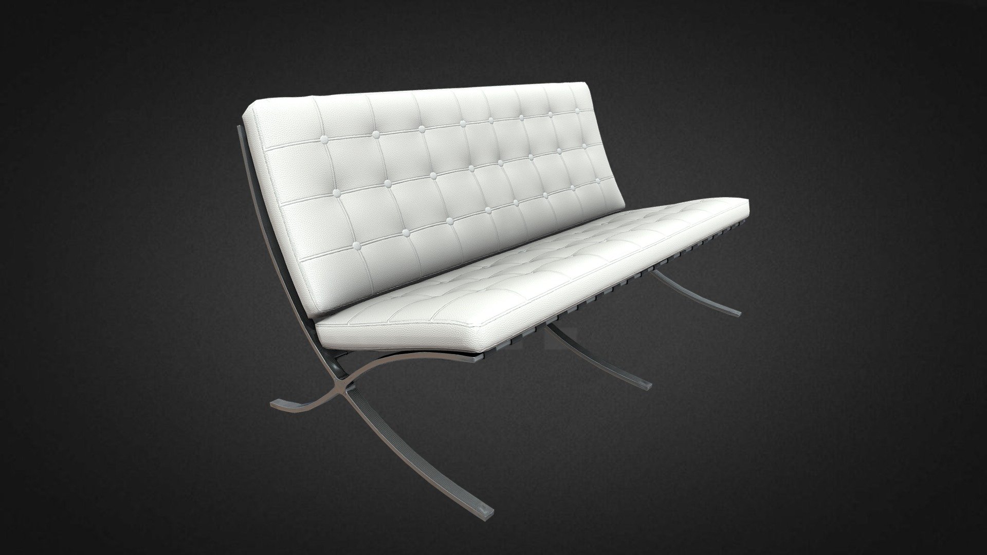 Barca Style Sofa Hire — Sketchfab embed 3D viewer
