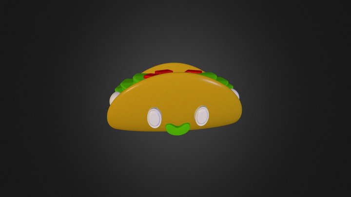 Happy Lil' Taco Stan 3D Model