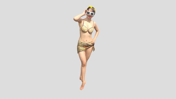 Meshy_AI_ Leopard_ Print_ Beach_P_07 – Modelo 3D gratuito STL