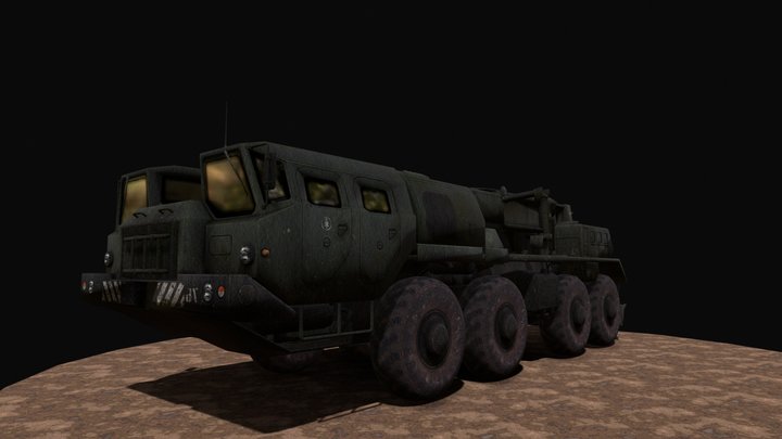 MAZ-7310 8X8 (LOW POLY) – Modelo 3D gratuito STL