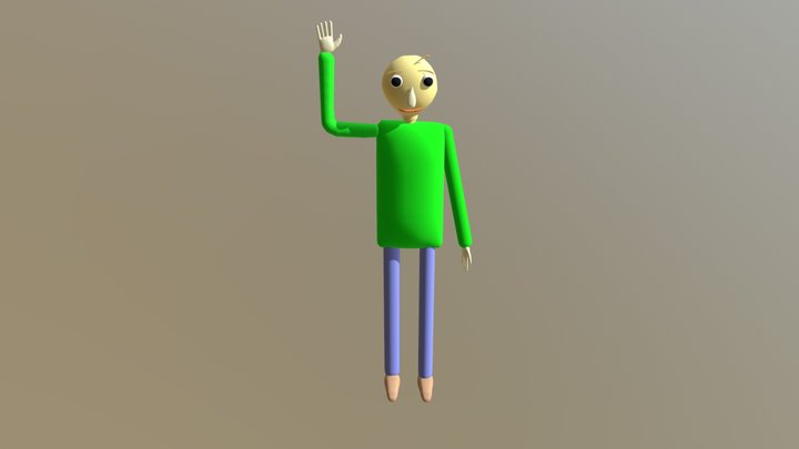 Baldi 3D Model